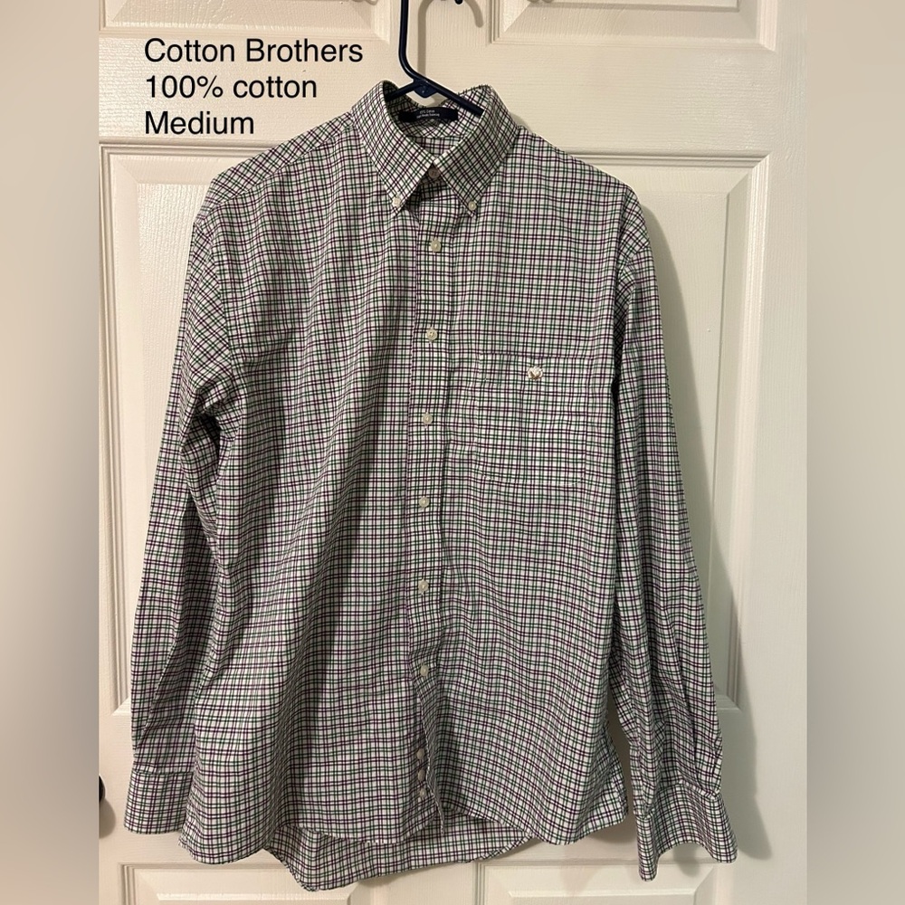Cotton Brothers Medium men’s dress shirt
